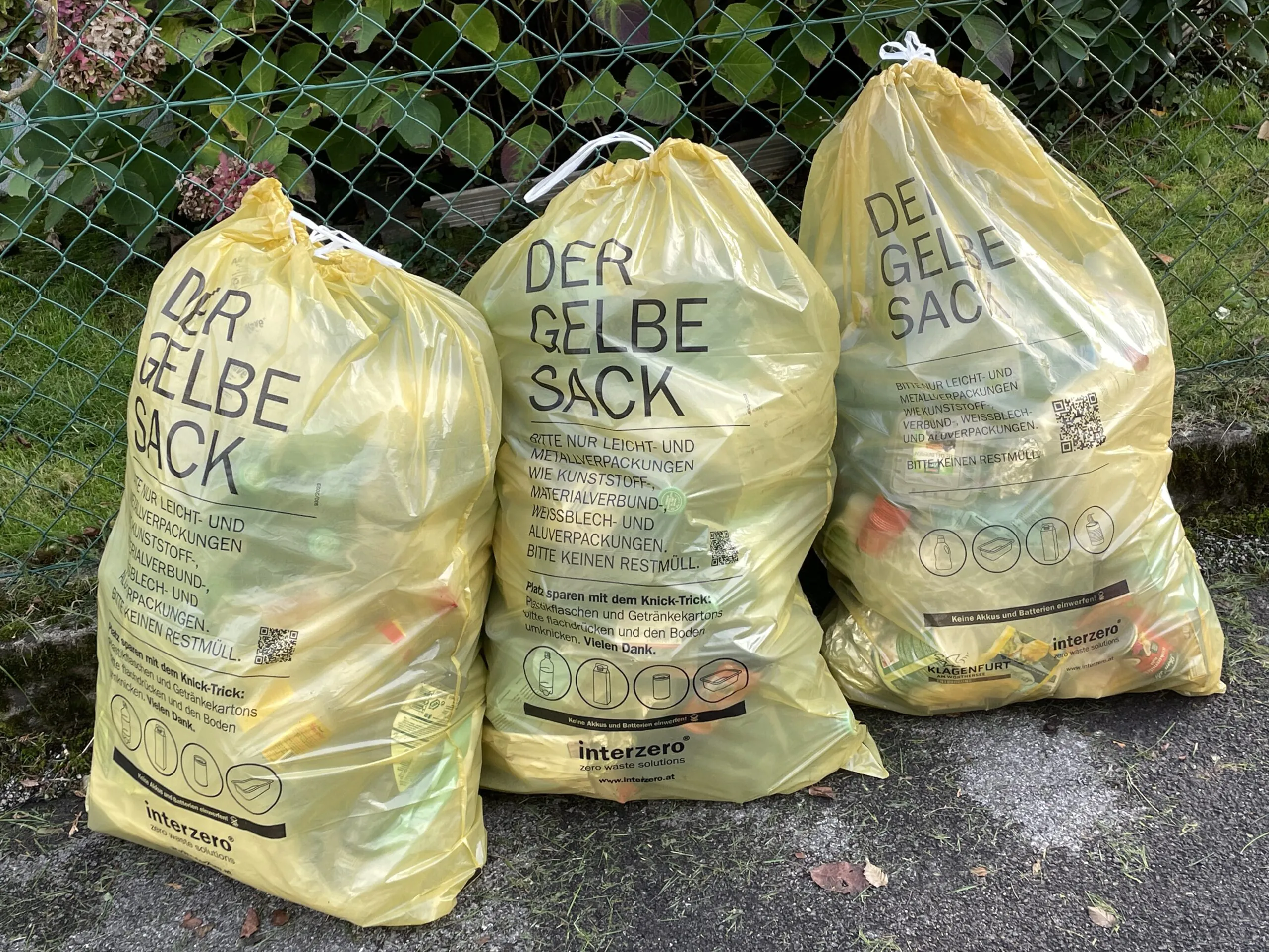 interzero gelber sack sammelquote 